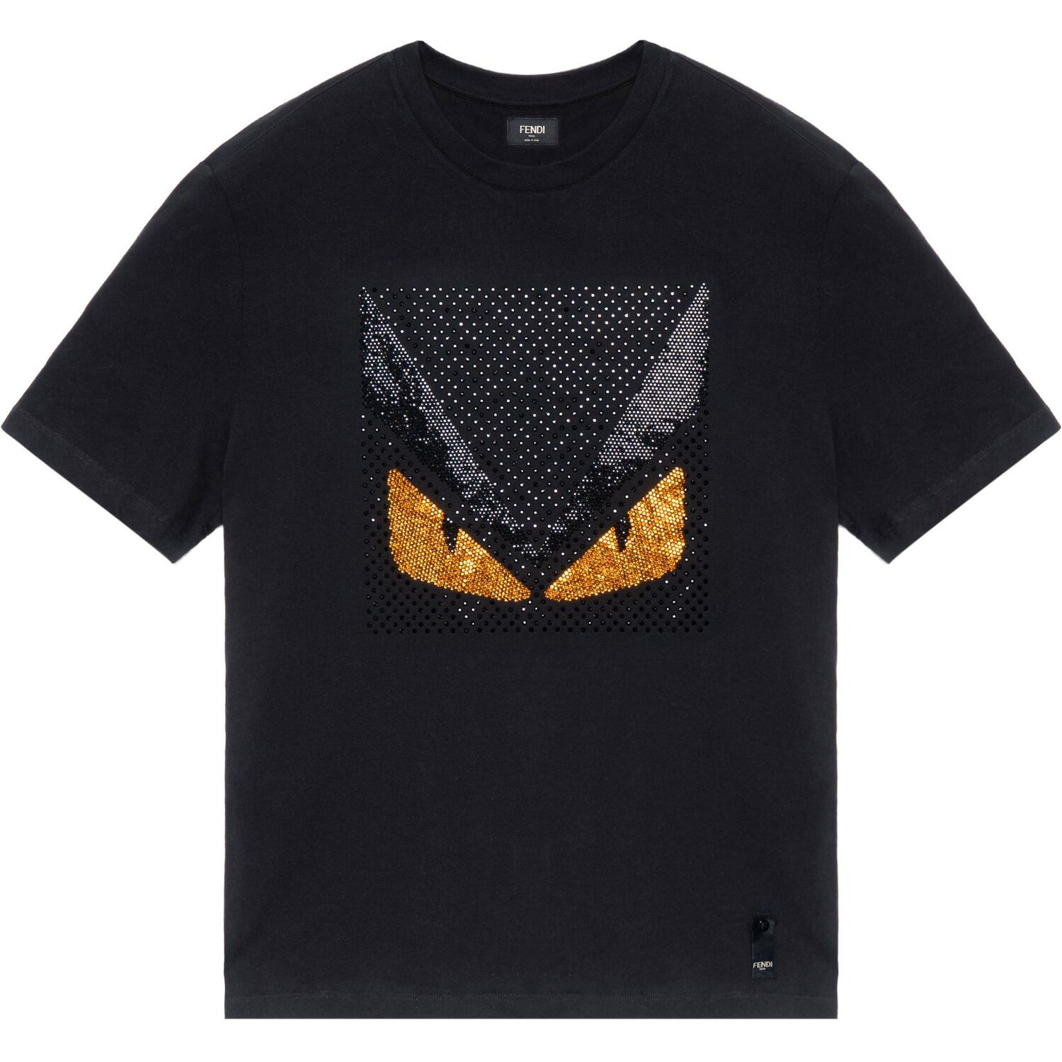 

Футболка мужская черная Fendi, черный