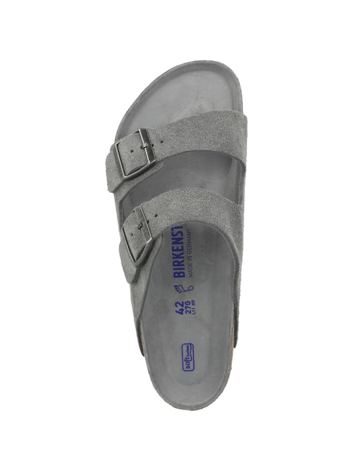 Классические сандалии Birkenstock, серый — фото 2