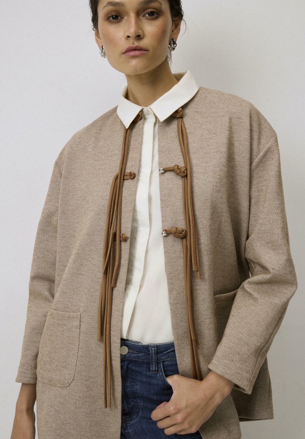 

Летняя куртка TASSEL DETAILED Touché Privé, коричневый