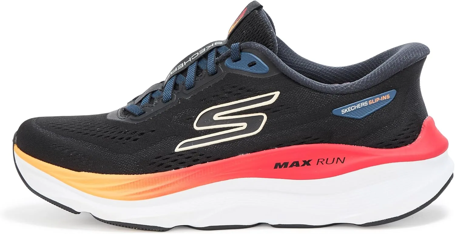 Мужские кроссовки Skechers Max Run Hands Free без шнурков, черный — фото 2