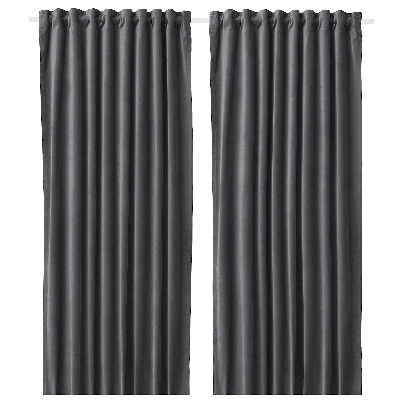 

2 шторных полотна (затемненные), темно-серые, 140х300 см, SANELA IKEA