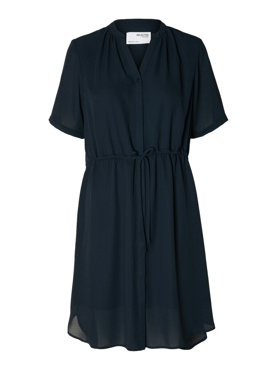

Платье рубашка SELECTED FEMME Shirt Dress Damina, морской синий