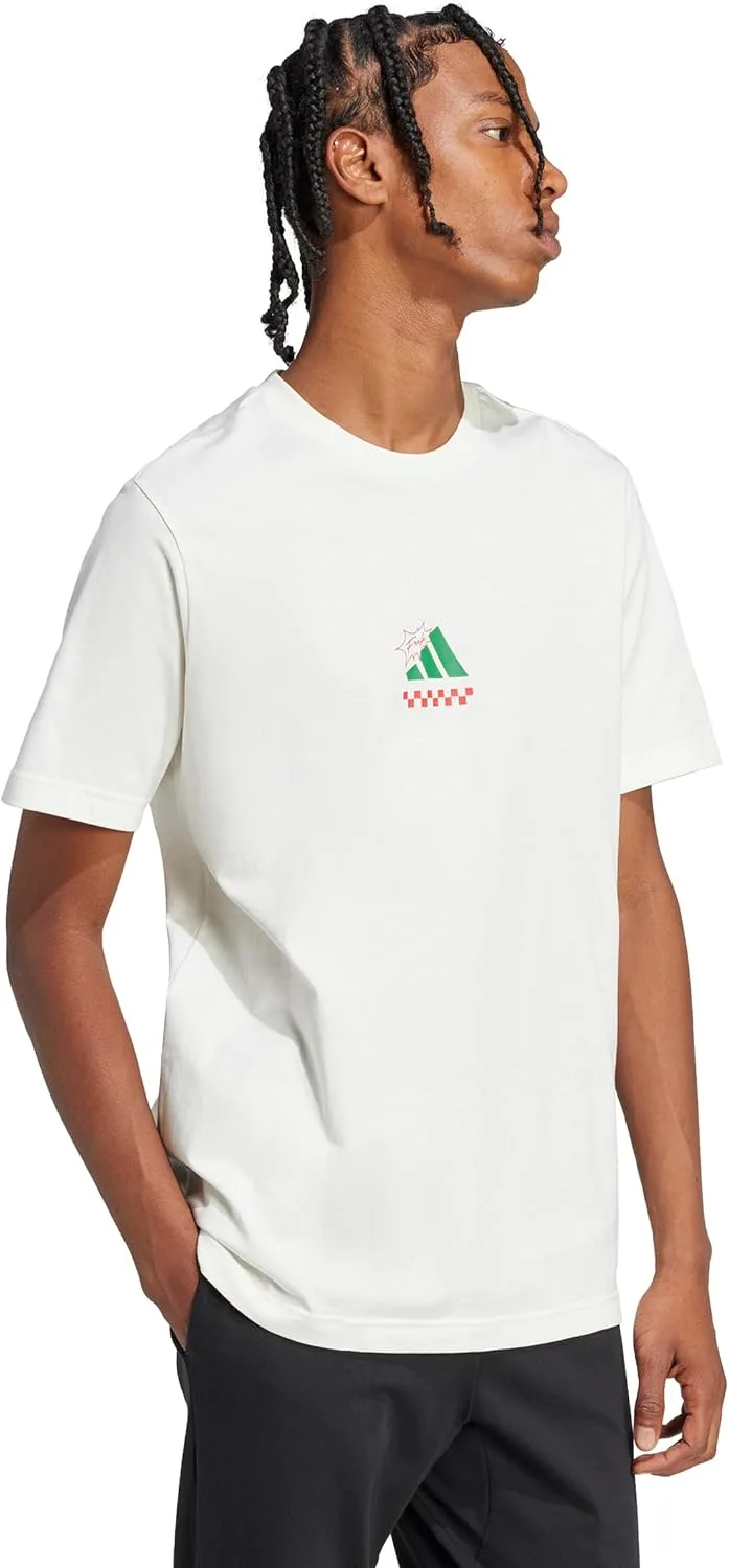 Футболка Lounge Pizza Sportswear для мужчин adidas — фото 4