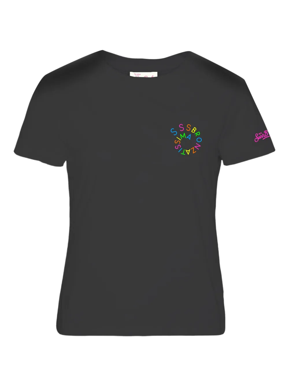 

Футболка с графическим принтом Mc2 Saint Barth, черный