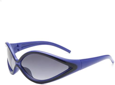 

Сексуальные солнцезащитные очки «кошачий глаз» для женщин. Роскошные панк-солнцезащитные очки для женщин в стиле ретро 2000-х годов, стимпанк, солнцезащитные очки UV400 MTZJH, C2 Blue