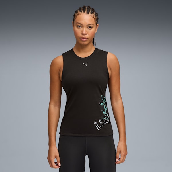 

Женская тренировочная майка Green Terrains Puma, черный