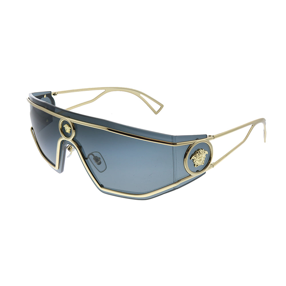 

Versace VE 2226 100287 солнцезащитные очки-унисекс Shield, золотой
