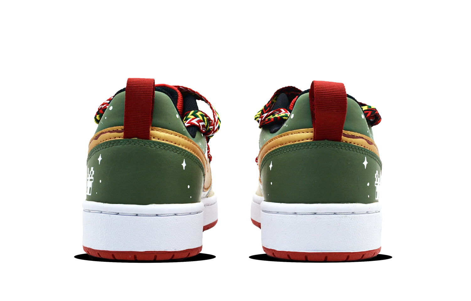 

Женские кроссовки для скейтбординга Nike Court Borough, Red, gold and green