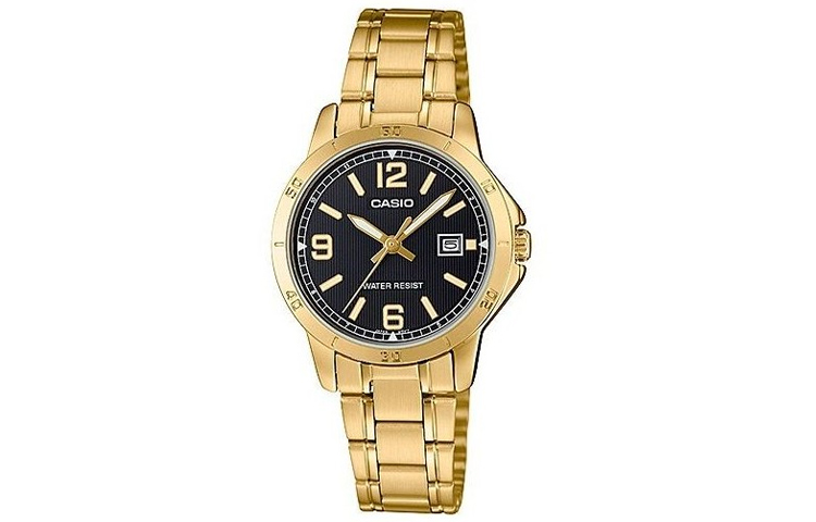 

CASIO Часы Women's Standard Series Black Watch, Black Dial