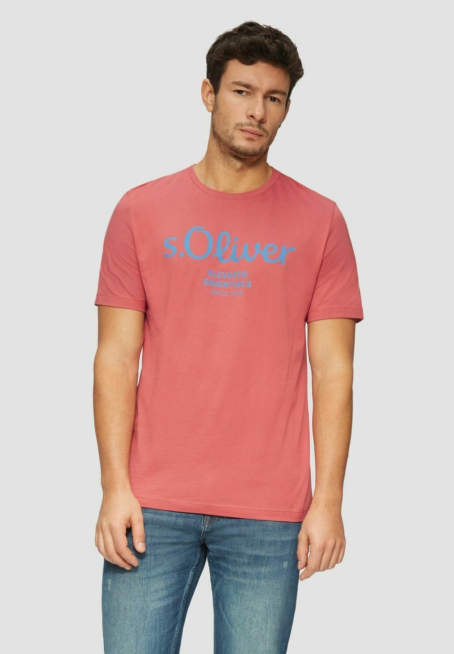 

Футболка s.Oliver Print T-shirt, Koralle/Coral, Розовый, Футболка s.Oliver Print T-shirt, Koralle/Coral