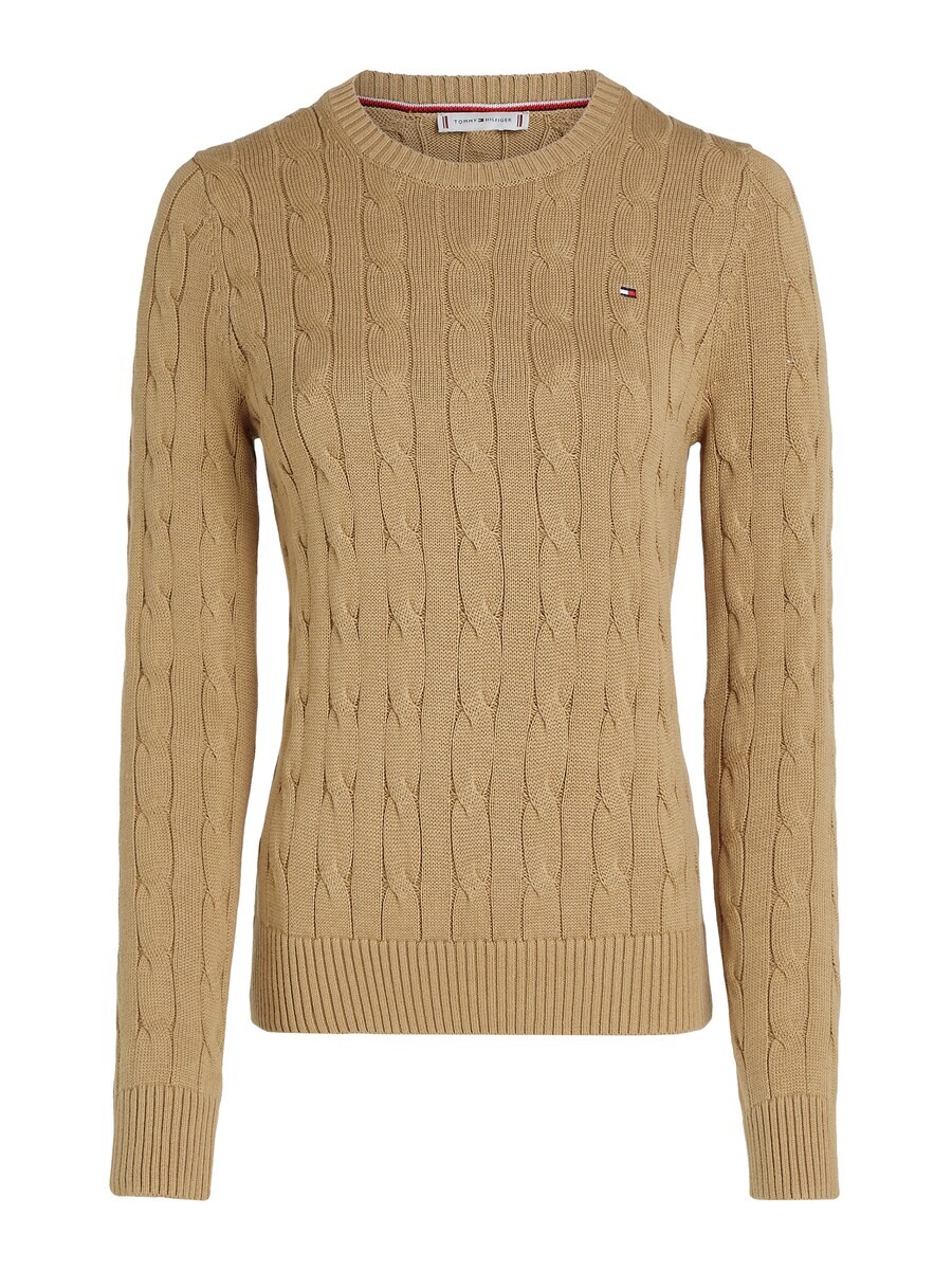 

Тонкий вязаный свитер TOMMY HILFIGER Sweater, светло-коричневый