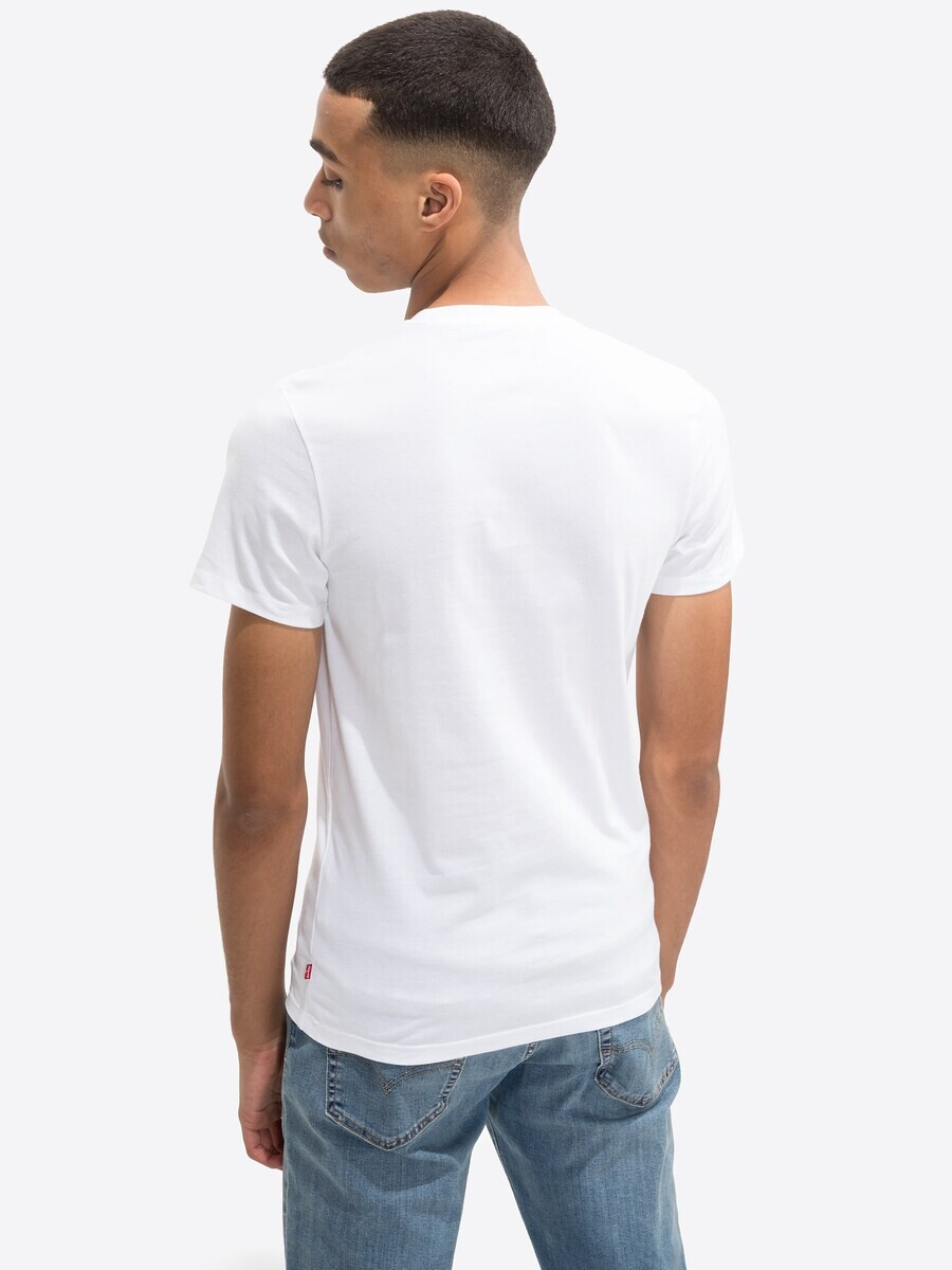 Футболка LEVI'S  2PK CREWNECK GRAPHIC, ночной синий/белый — фото 4