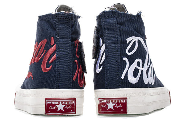 Кроссовки kith x coca-cola x chuck 70 hi 'france' Converse, синий — фото 4
