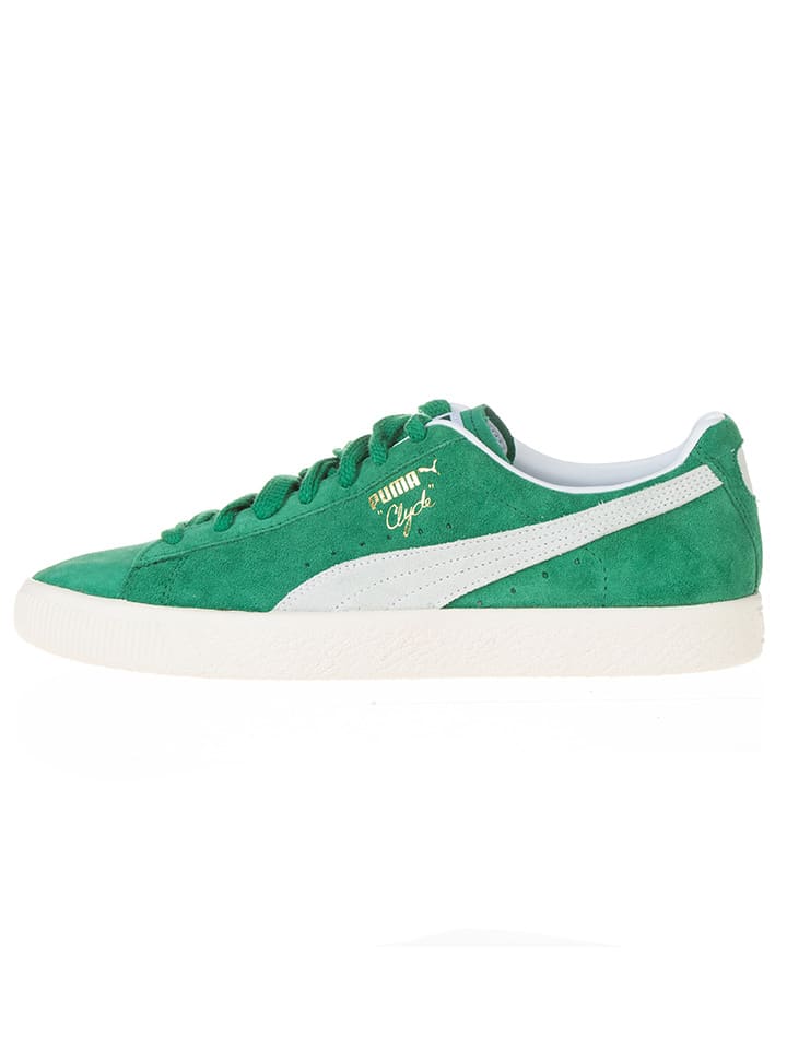 

Кроссовки на шнуровке Puma, цвет grün/creme