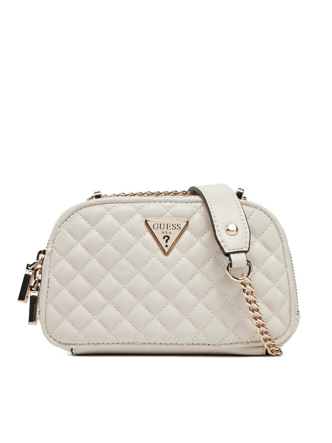 

Вечерняя сумка Guess, экрю, Черный, Вечерняя сумка Guess, экрю