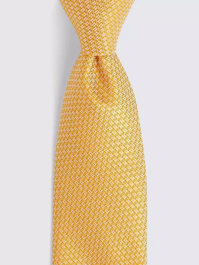 

Галстук Moss Textured, желтый
