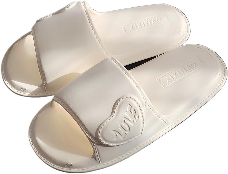 

Милые домашние тапочки для женщин и мужчин, с нескользящей толстой подошвой, для подростков, девочек и мальчиков, летние сандалии Plonme, белый