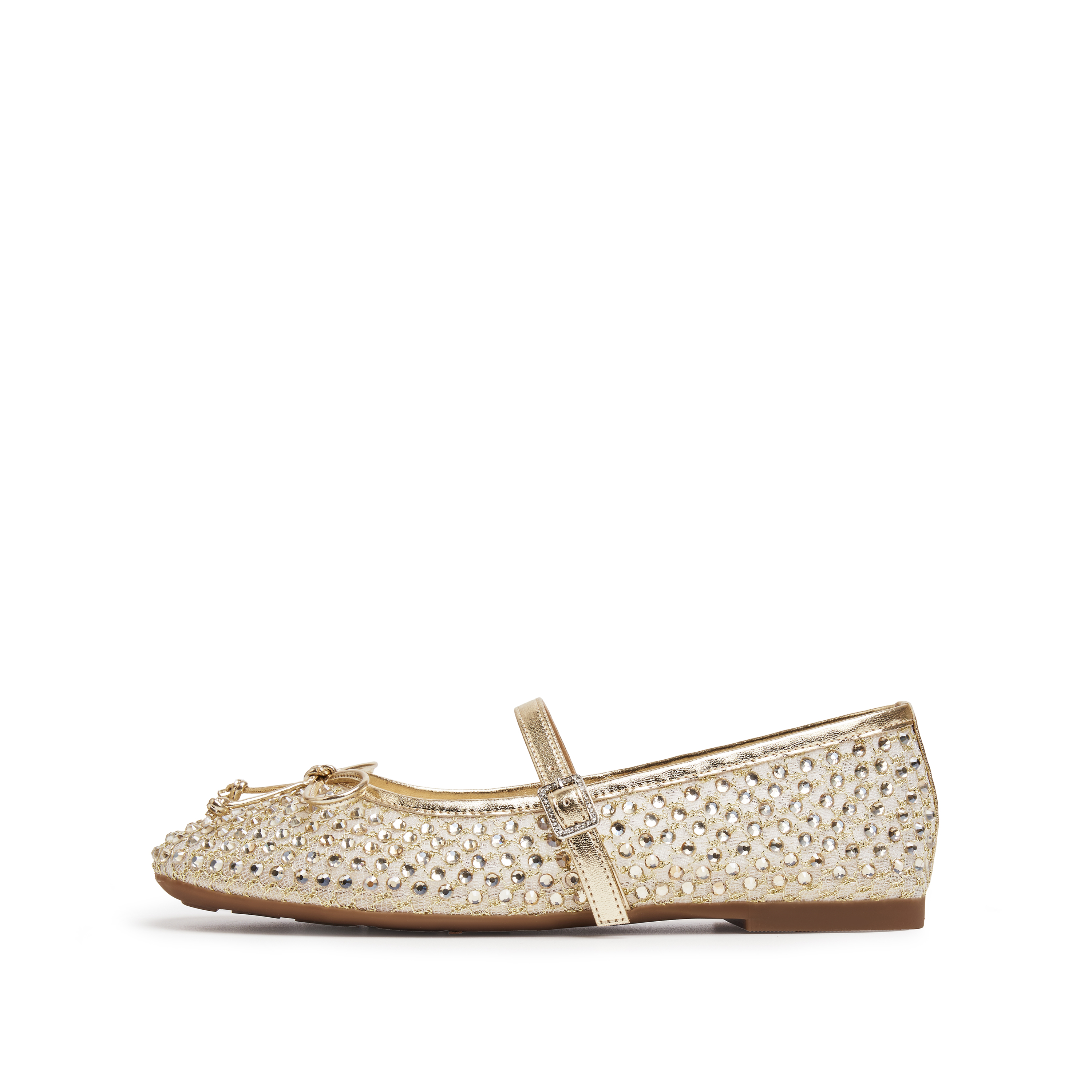 Туфли Мэри Джейн на плоской подошве женские Staccato, Dreamy Silver