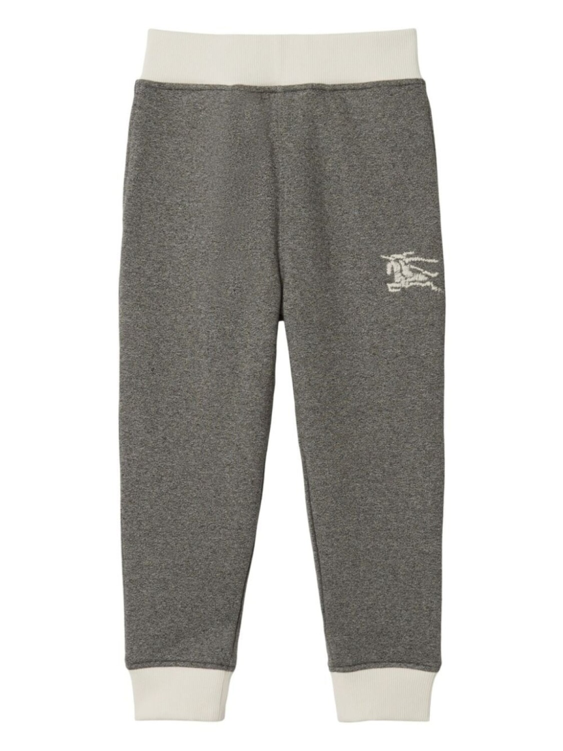 

Burberry Kids спортивные брюки с вышивкой Equestrian Knight, серый