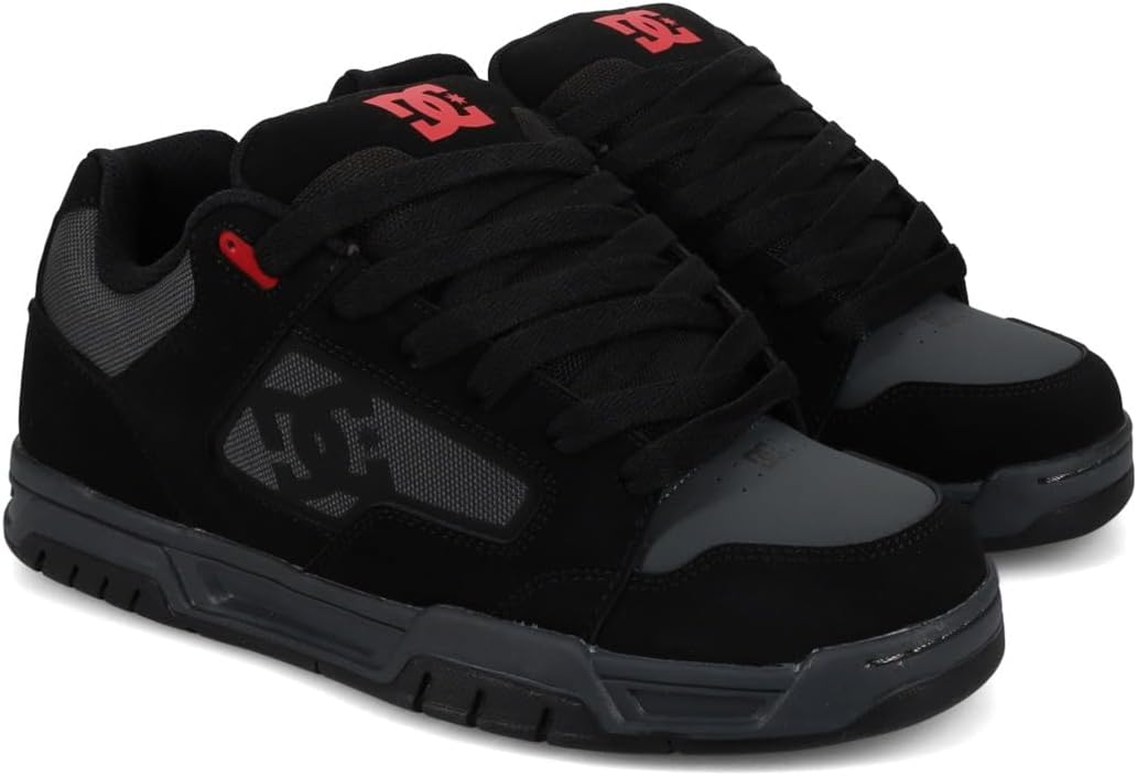 Мужские кроссовки DC Shoes Dc Coiler, черный/красный/серый