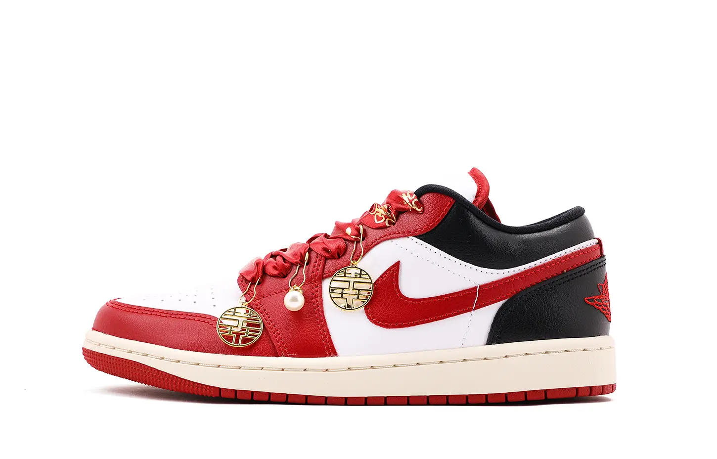 

Jordan Air 1 Cushioning, износостойкие низкие кеды Vintage Basketball Shoes Unisex черные красные