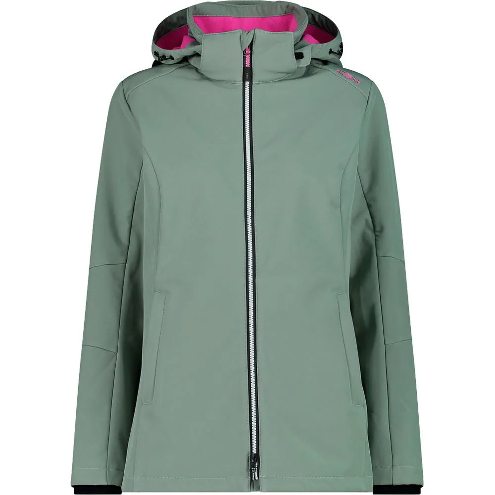 

Куртка CMP Long Fit 3A22226 softshell, зеленый