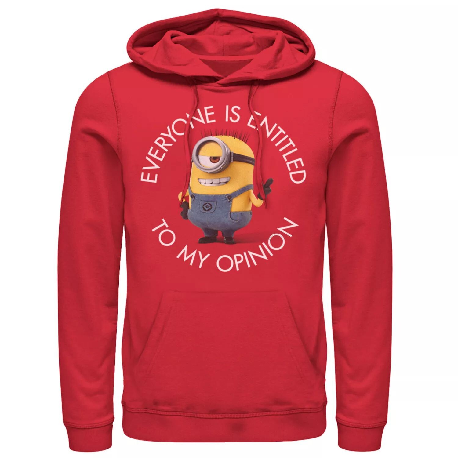 

Мужской пуловер с капюшоном Despicable Me Minions Stuart's Opinion Licensed Character