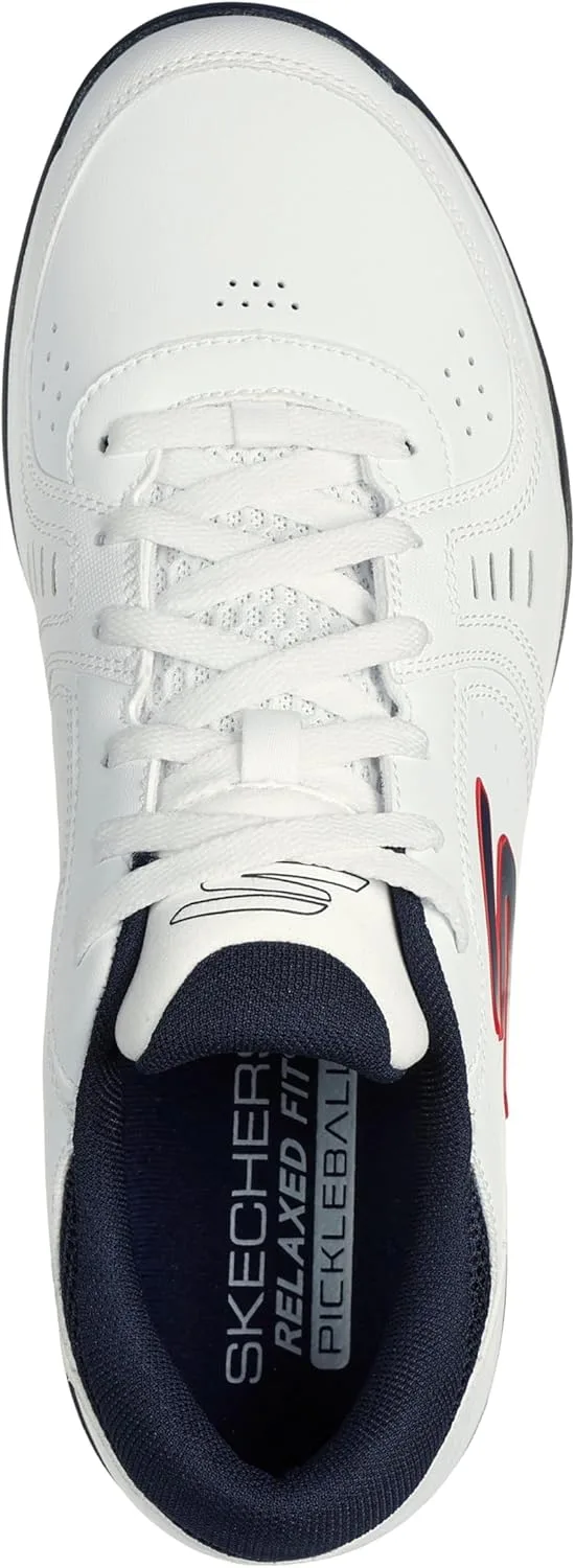 Мужские кроссовки Skechers Sunlite Waltan Plus Size Black 52384 BLK, белый/красный — фото 3