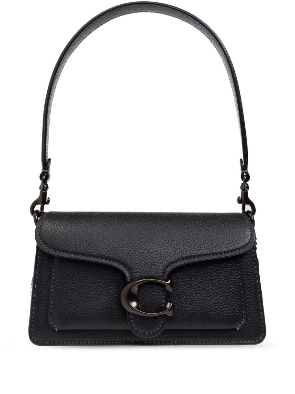 

Сумка на плечо в полоску Coach, черный