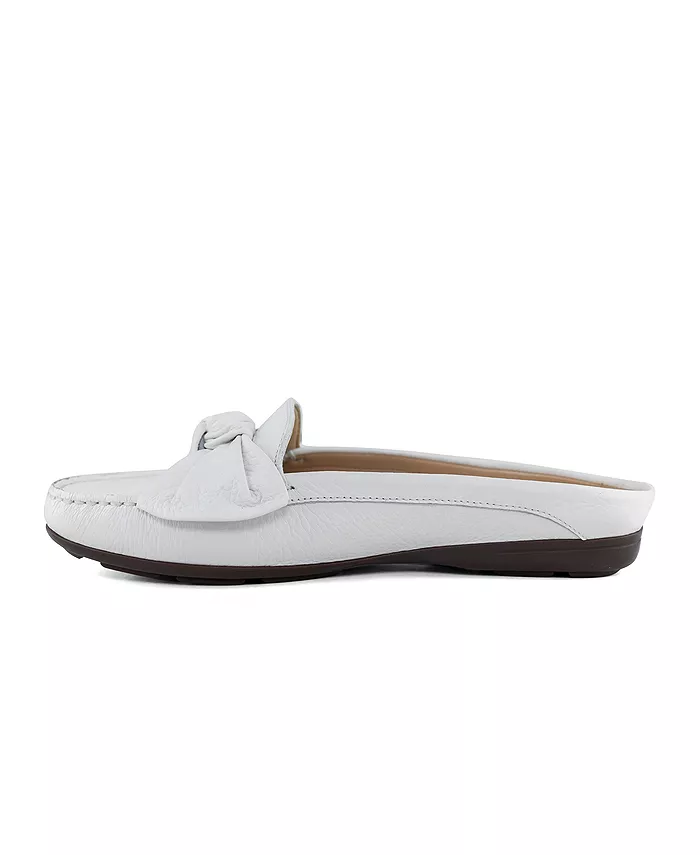 Женские мюли Diane St Slip On Comfort Bow Marc Joseph New York, белый — фото 3