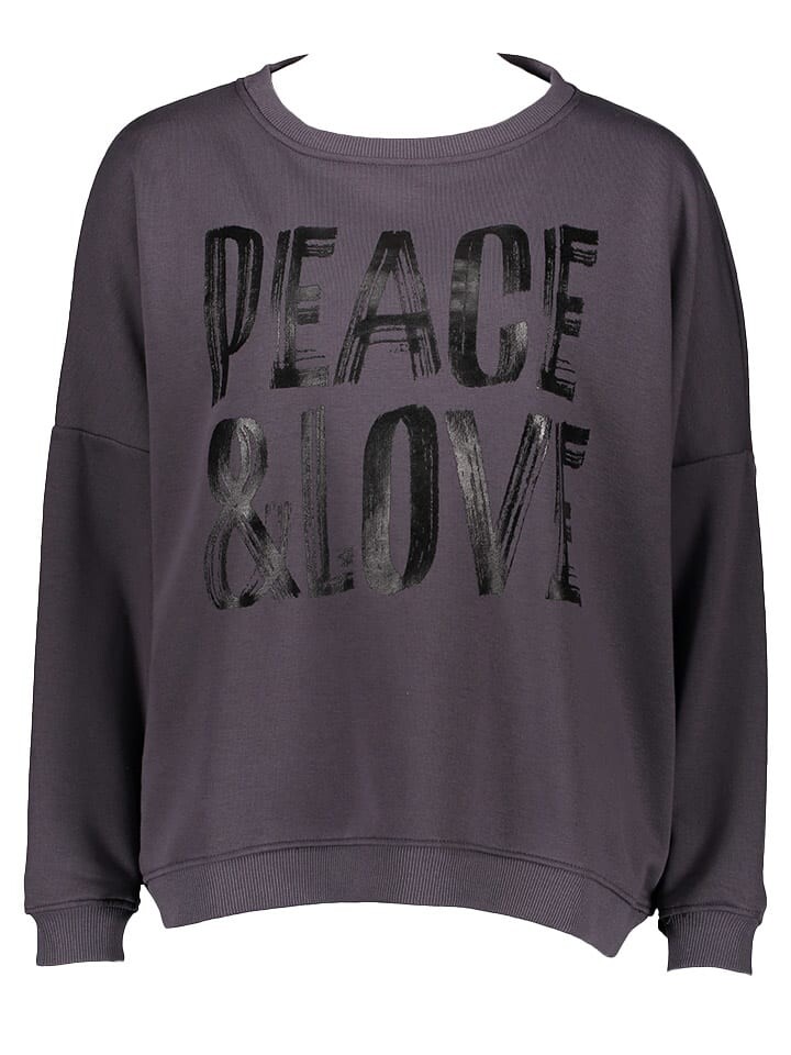 

Толстовка miss goodlife Sweatshirt Peace & Love, антрацит