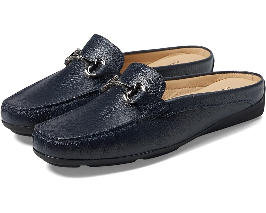 

Лоферы Marc Joseph New York Ocean Drive Mule, цвет Navy Grainy
