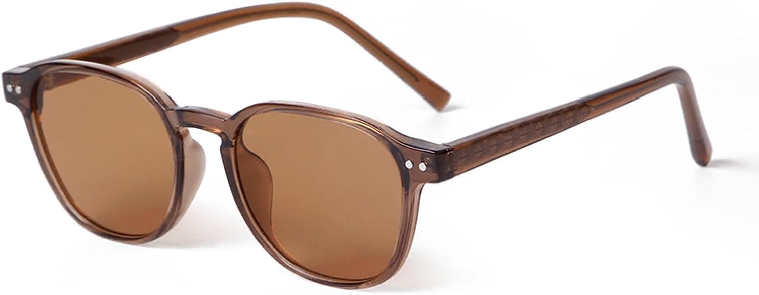 

Солнцезащитные очки с защитой от УФ-излучения UV400 | Tr90 Круглые заклепки, маленькие | Для женщин и мужчин, для занятий спортом на открытом воздухе и вождения DSVIGF, 03