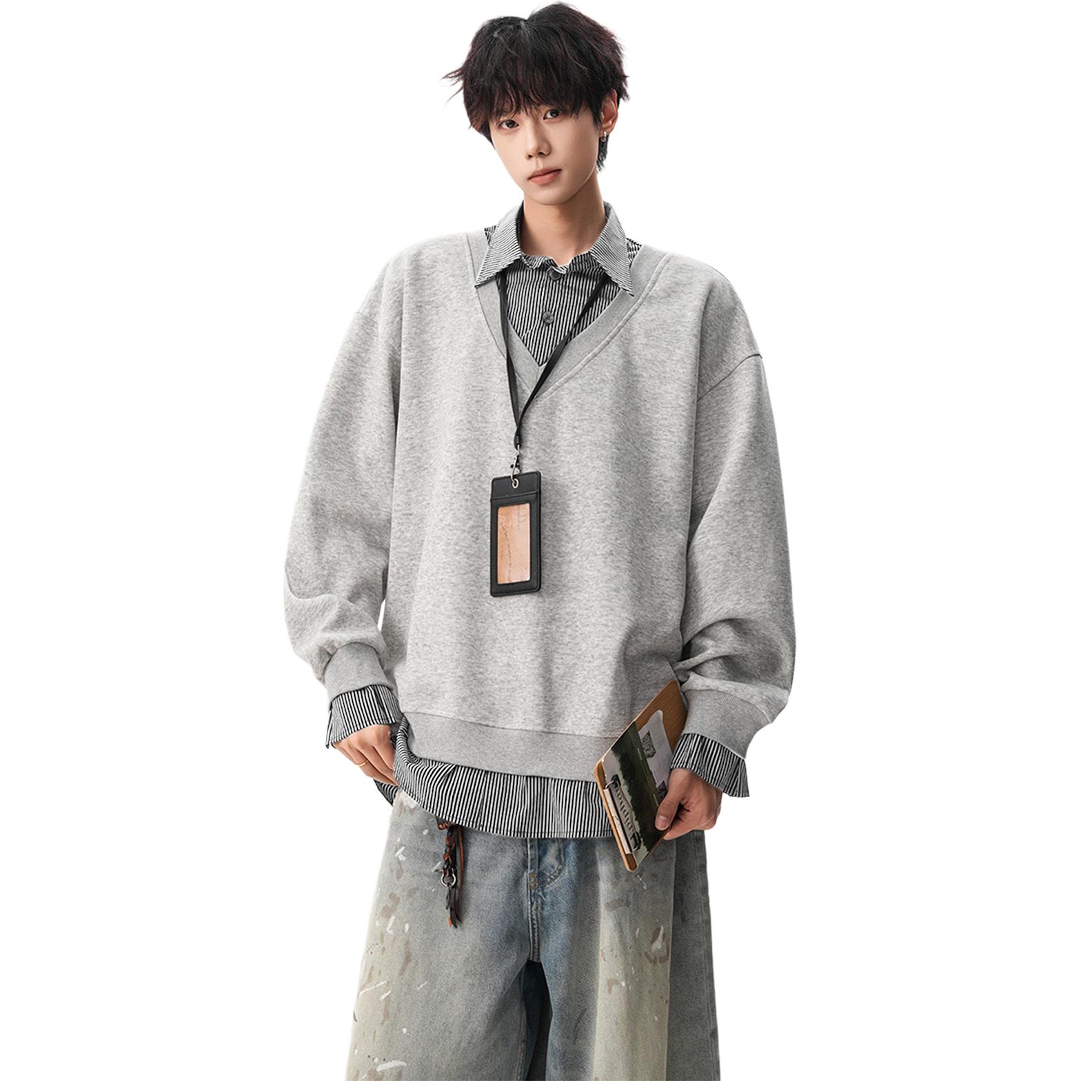 

Трикотажный кардиган Women's Lapel Moderate Others NEVER RULE, серый