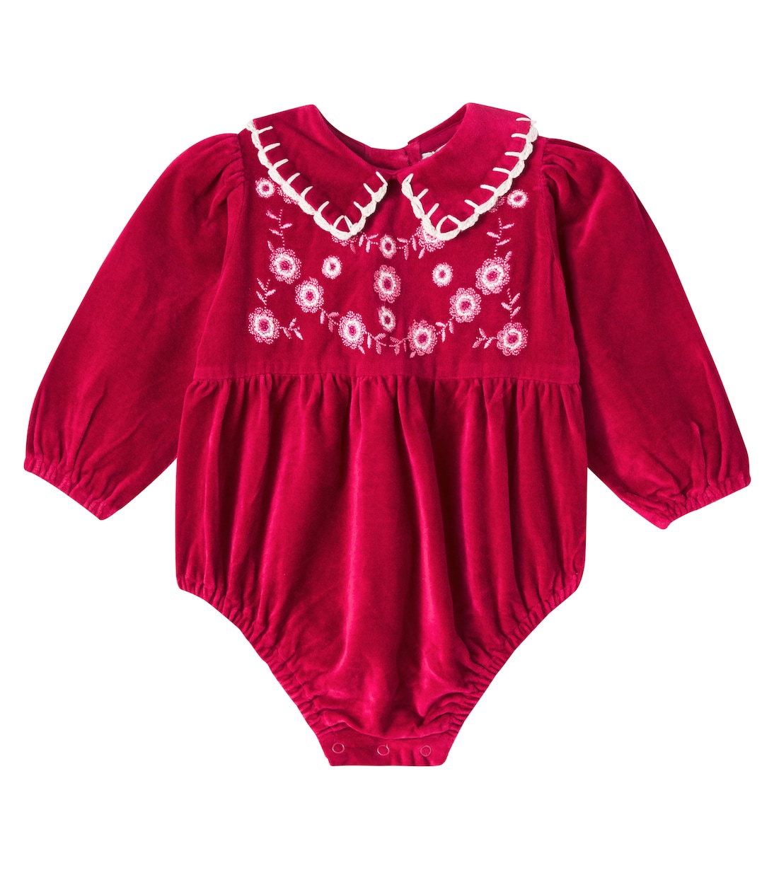 

Боди из хлопка с вышивкой Baby Millie Bebe Organic, Red Flame