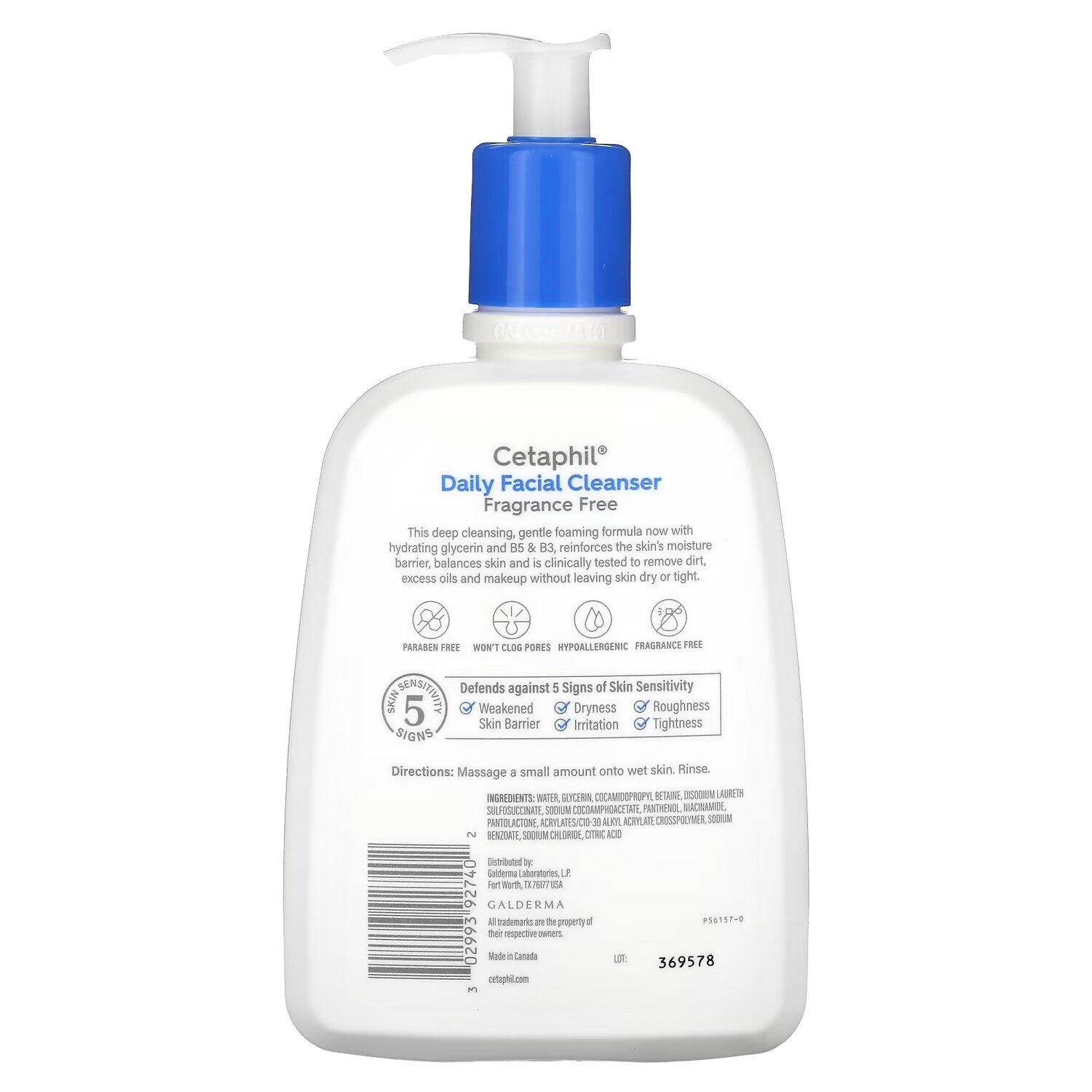 Тоник Cetaphil — Средство для очищения Ежедневное для лица, 473 мл — фото 2