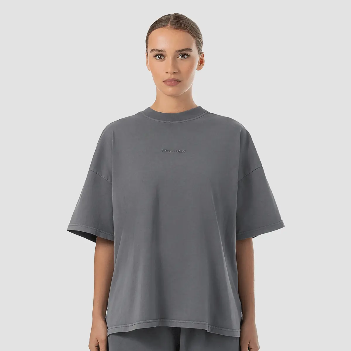 

Футболка Pegador Bracy Heavy Oversized Tee, серый
