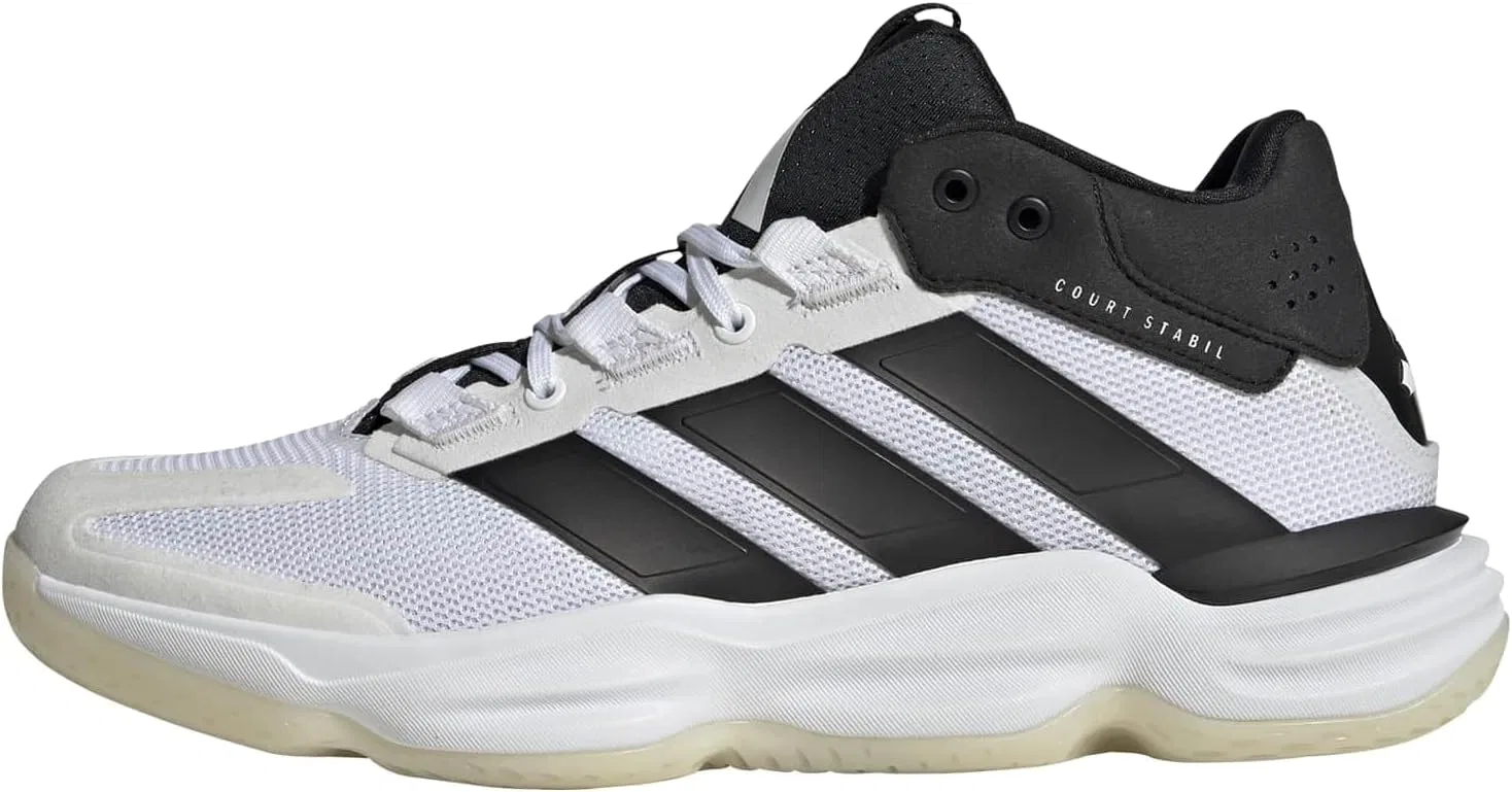 Мужские кроссовки Adidas Court Stable для игры в помещении, Ftwr White Core Black Ftwr White