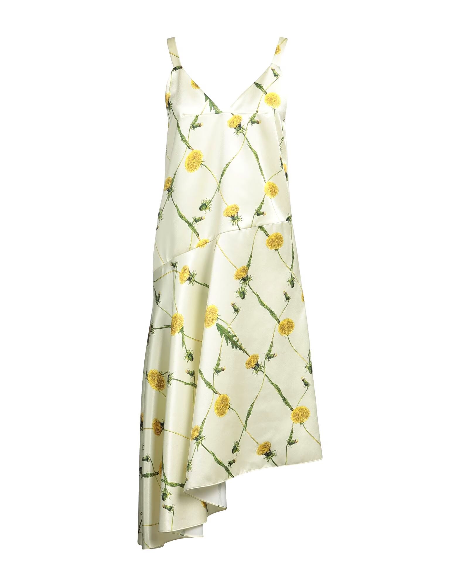 

Платье миди Burberry, желтый