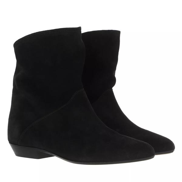 

Сапоги solvan ankle boots suede leather faded Isabel Marant, черный