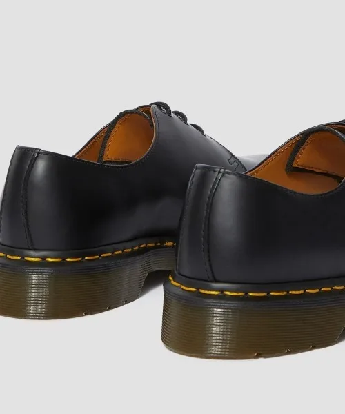 Мужские туфли Dr. Martens 1461 3 Hole из натуральной кожи Kinetics бордовые — фото 4