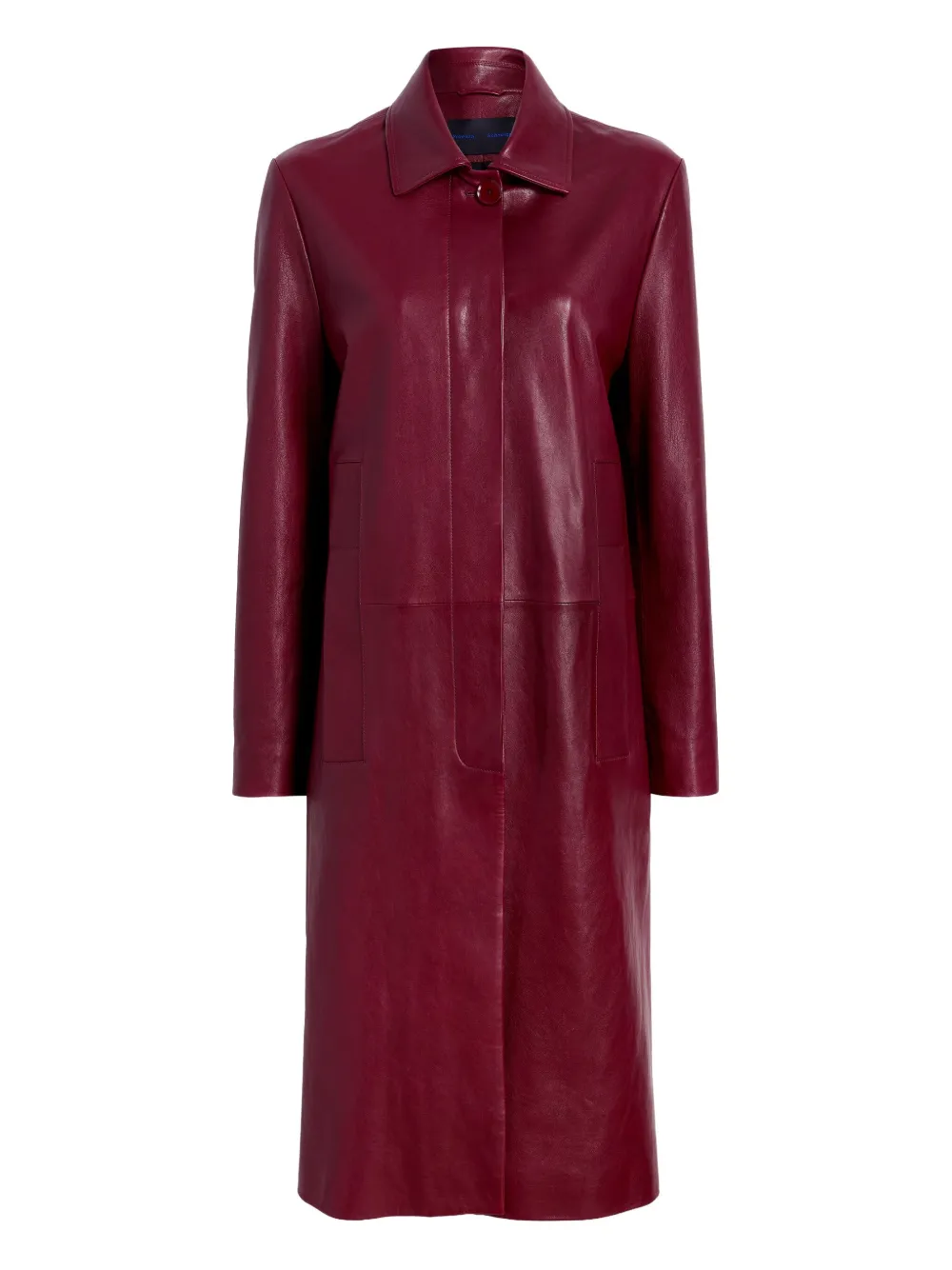 

Кожаное пальто Proenza Schouler, красный