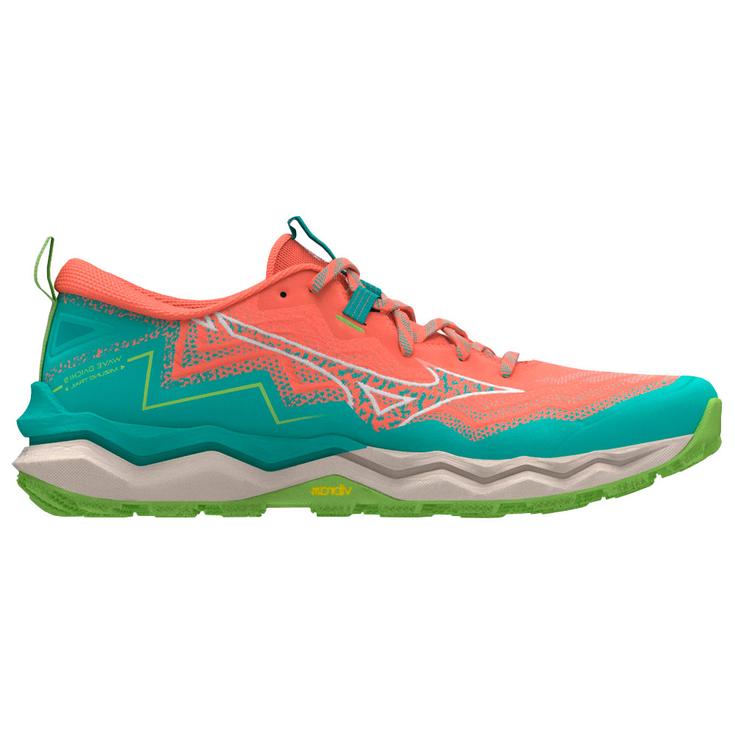 

Кроссовки для трейлраннинга wave daichi 9 w freshsalmon white sharpgreen - 5 Mizuno