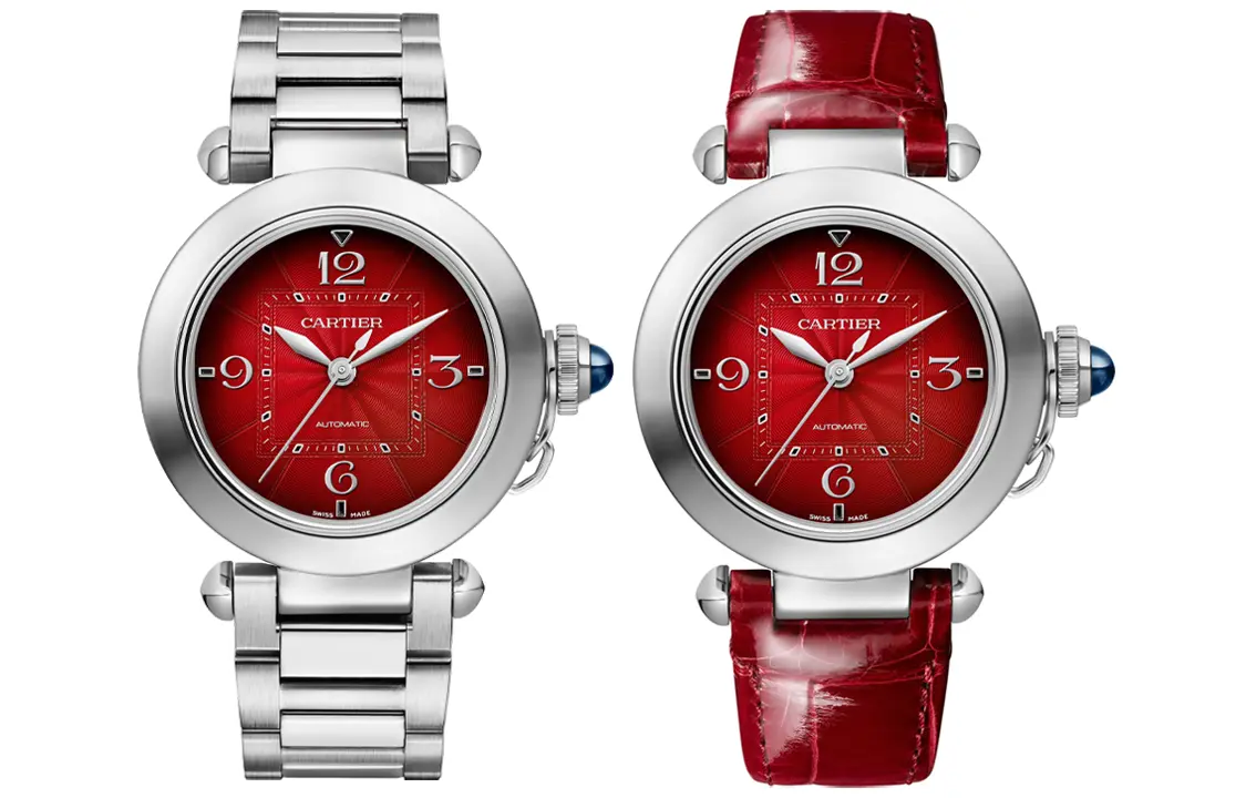 

Cartier Часы Unisex PASHA DE Watch, Red