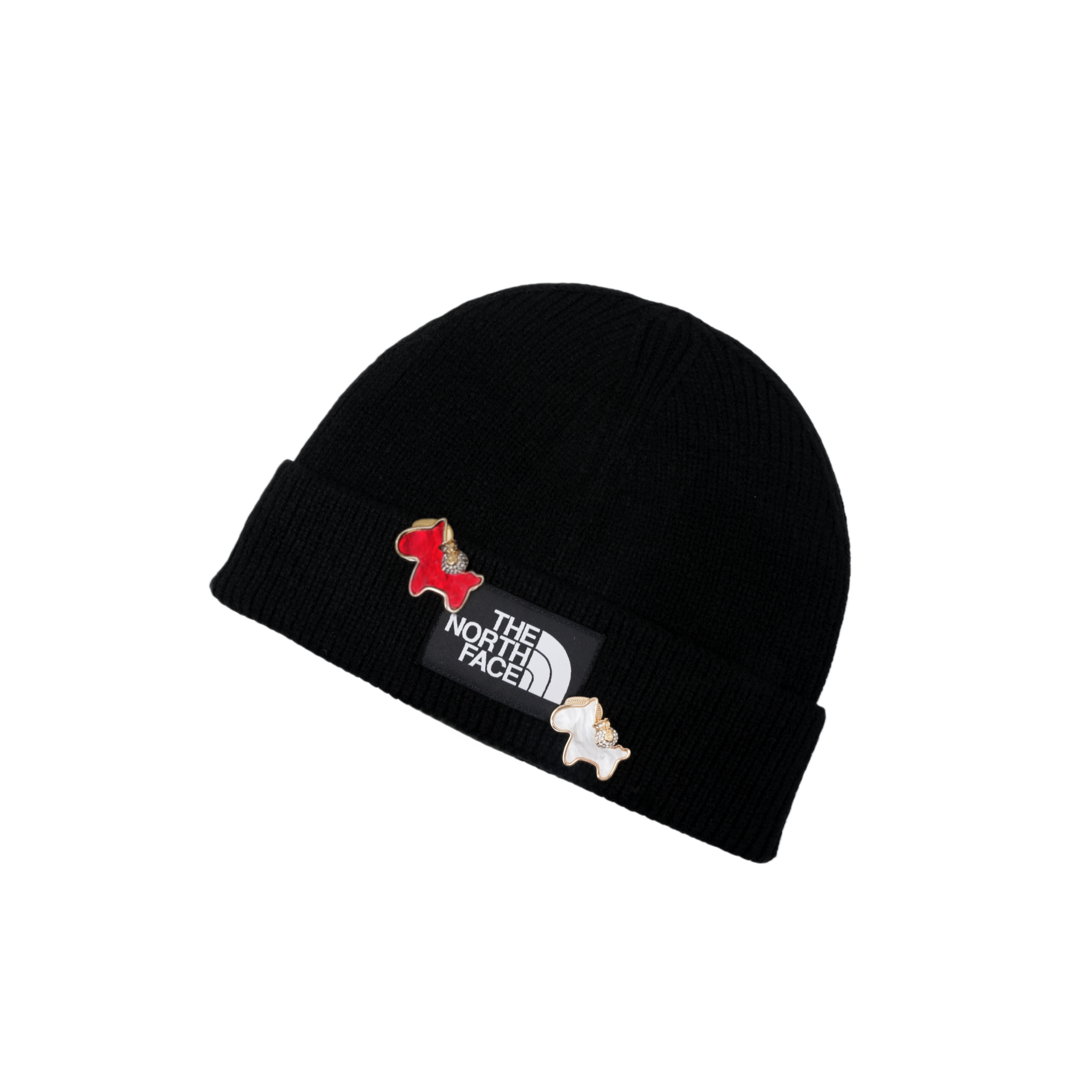 

THE NORTH FACE Акриловая нейлоновая шапка-бини Unisex Black