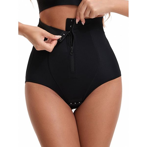 

Женские корректирующие трусики с крючком и молнией спереди Inspire Chic, Black