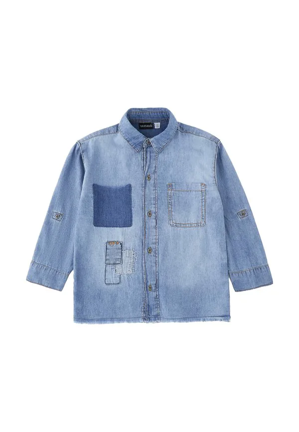 Рубашка с длинным рукавом Sarabanda, Stone Washed Chiaro