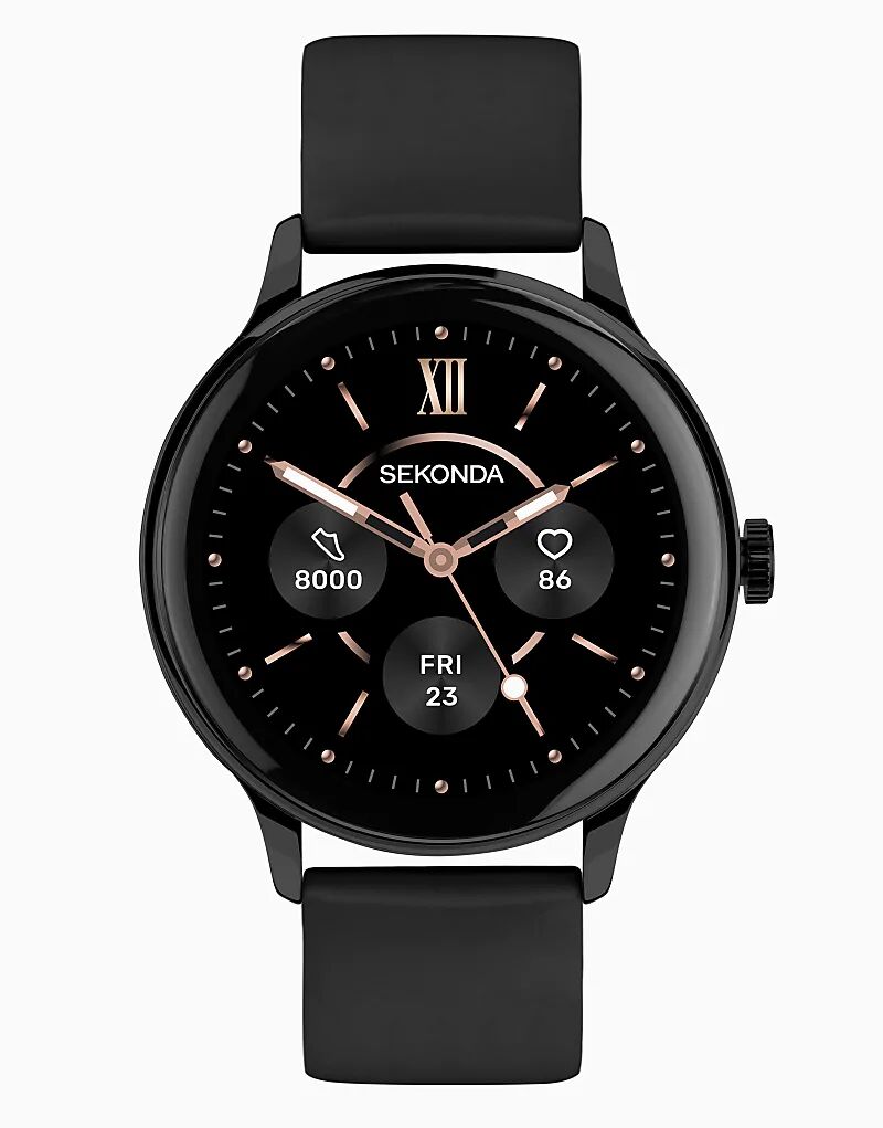 

Часы Sekonda Sekonda flex plus 42 мм круглые черные