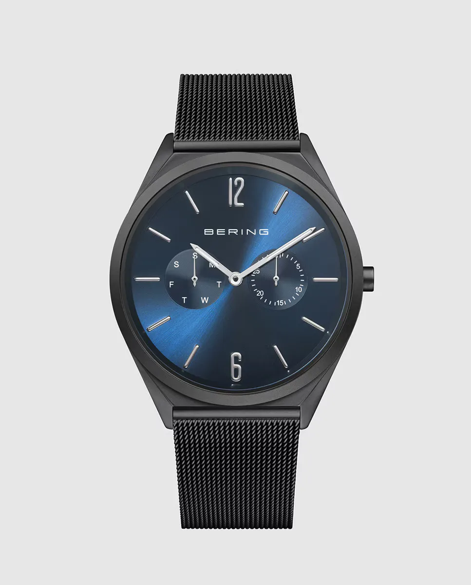 

Bering 17140-227 черные стальные мужские часы, черный