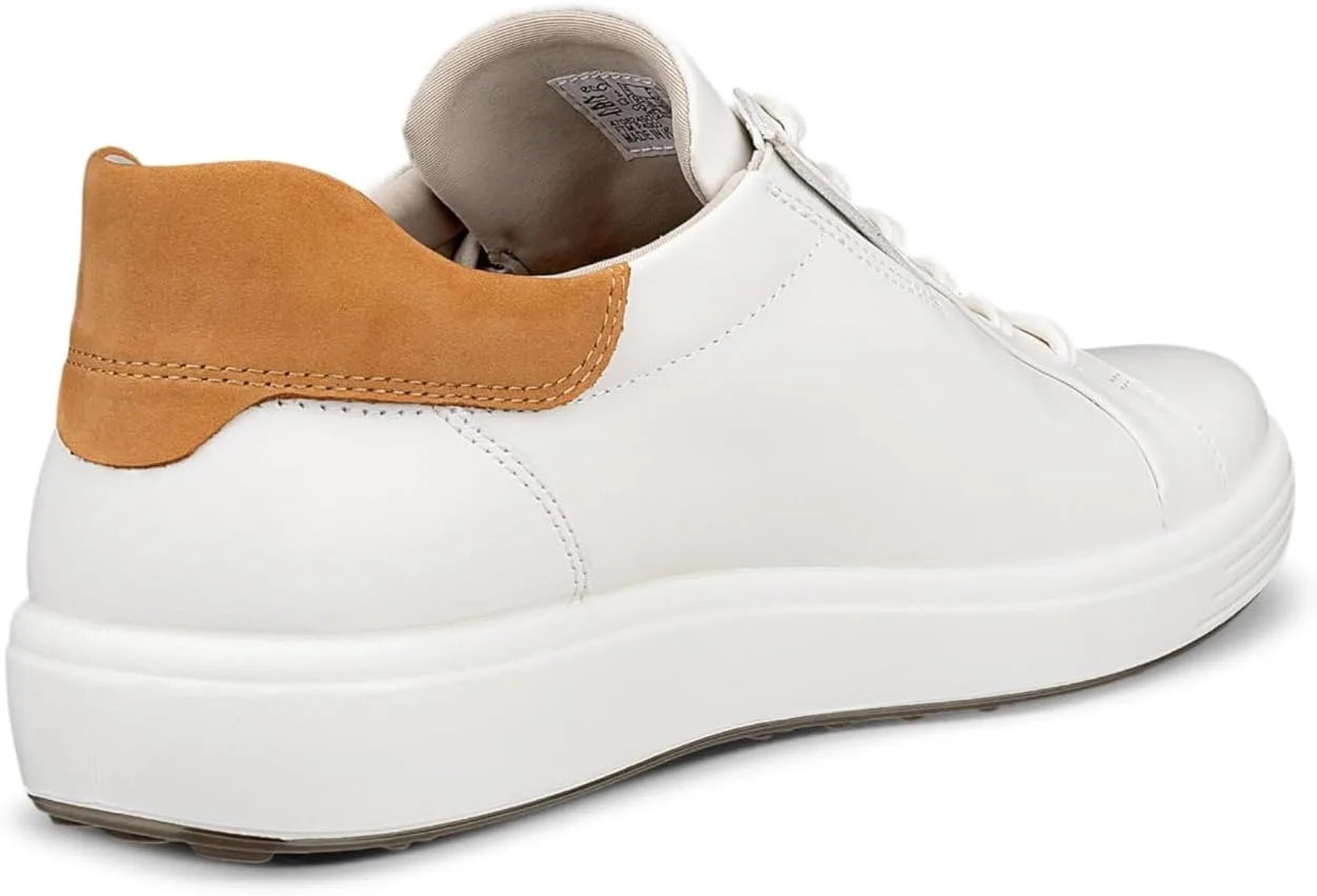Мужские низкие кроссовки ECCO Soft 7, белый — фото 3